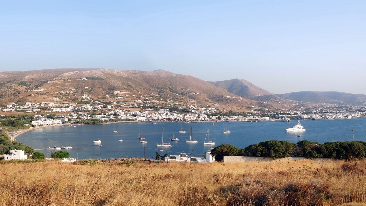 Traveling to Antiparos in Greece
