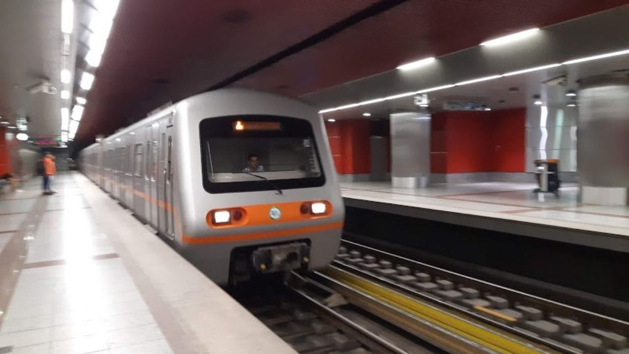 Traveling in Greece on the Athens metro