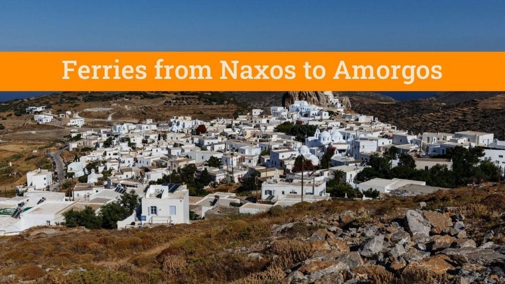 Naxos Amorgos Ferry Schedules