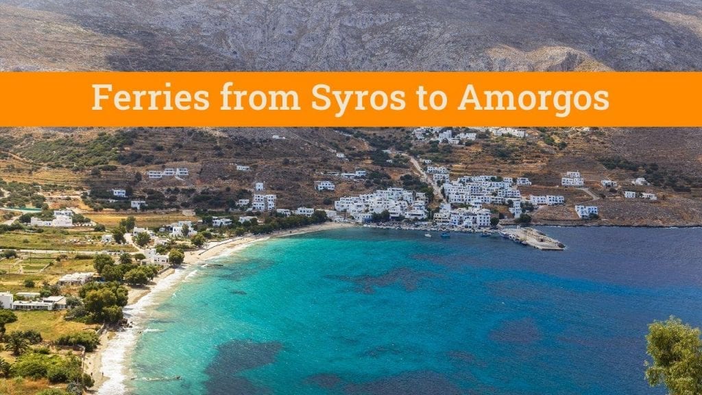 Taking the ferry from Syros to Amorgos in Greece