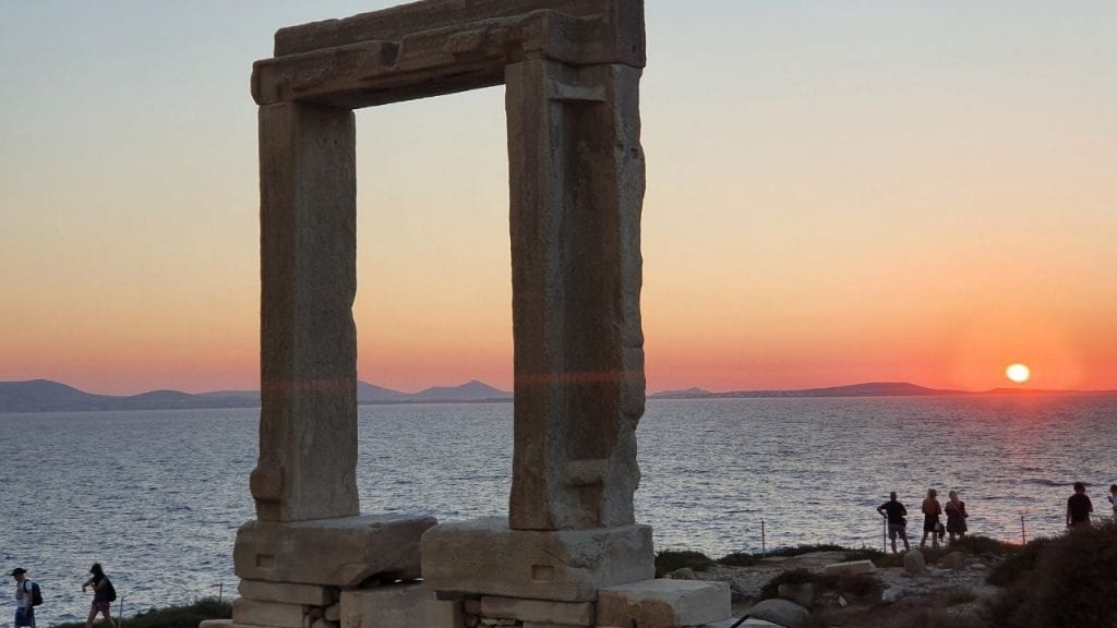 Visiting Naxos island in Greece after Syros