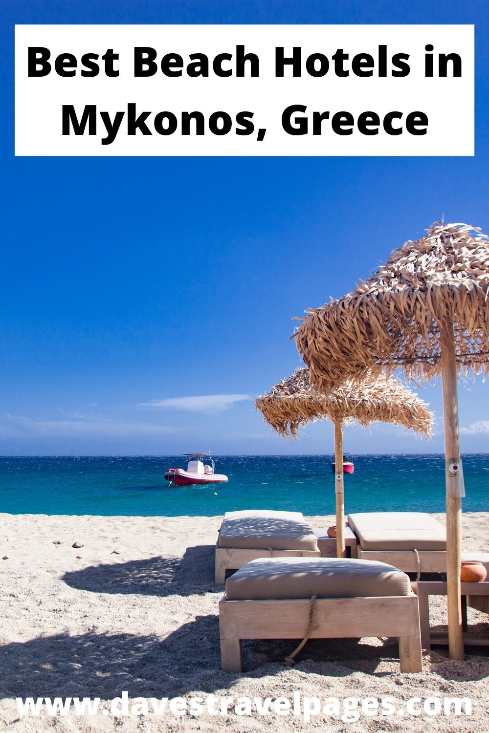 Best beach hotels in Mykonos, Greece
