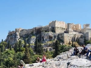 The Acropolis is the most well known of the historical sites in Athens Greece