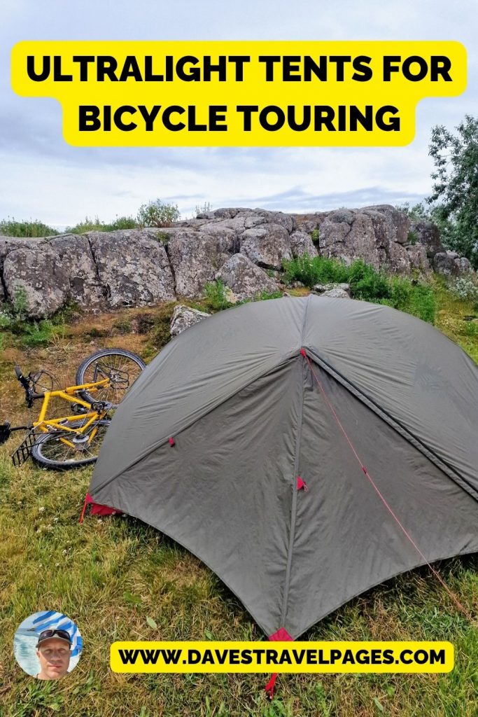 How to choose the best ultralight tents for bike touring and bikepacking