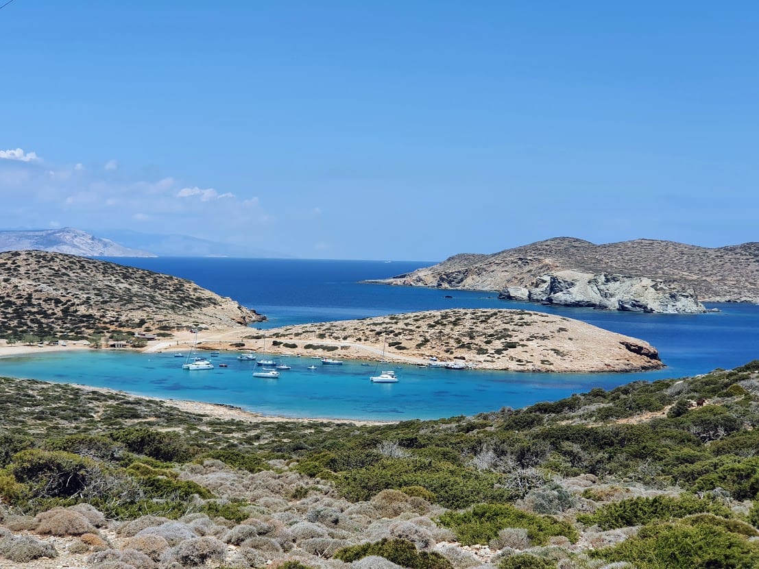Kalotaritissa Beach in Amorgos island