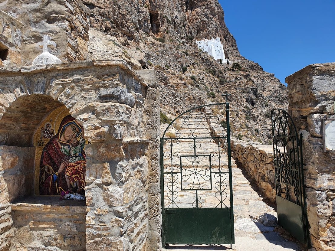 monastery of Panagia Hozoviotissa in Amorgos
