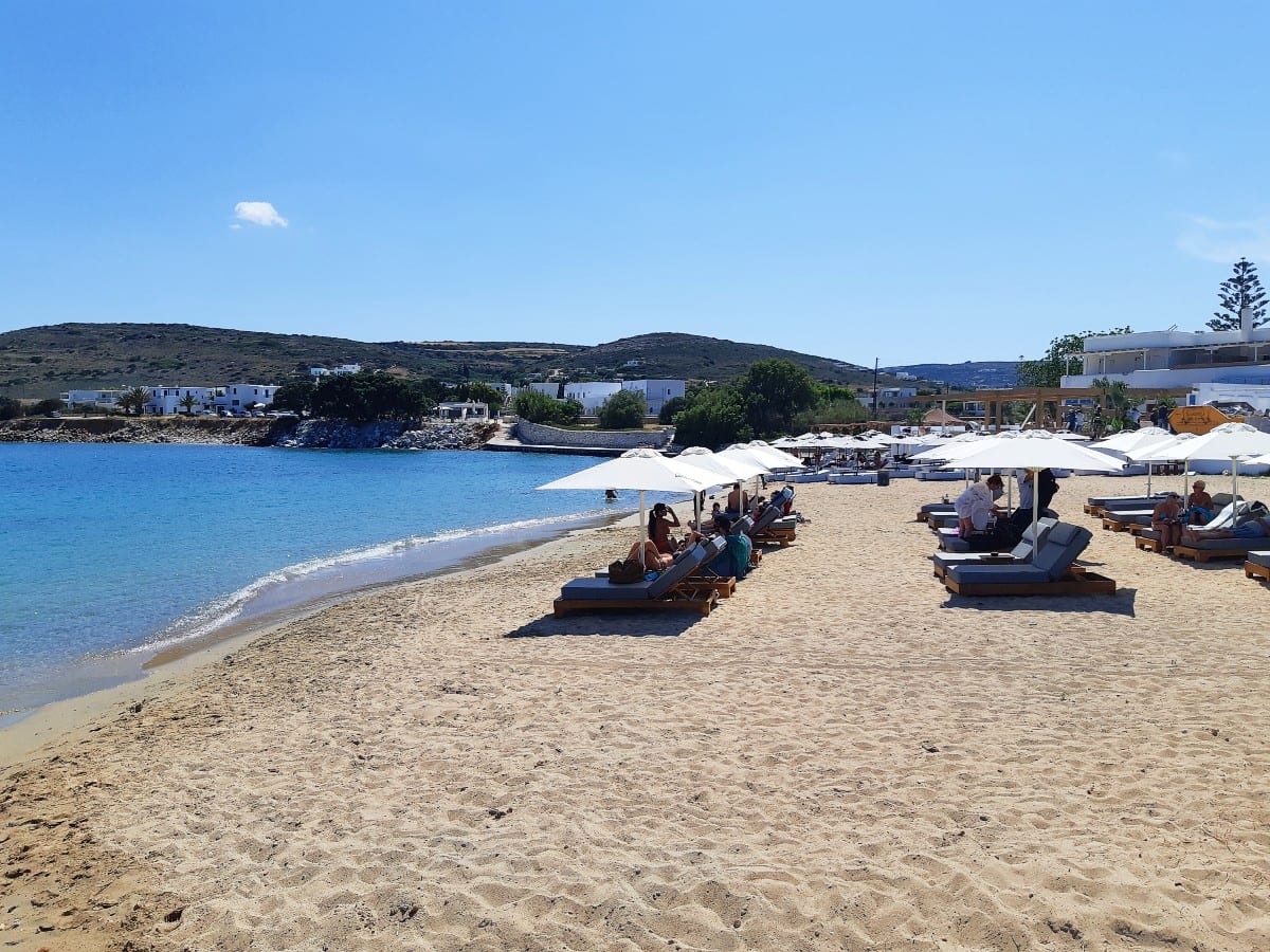 Ampelas Beach in Paros