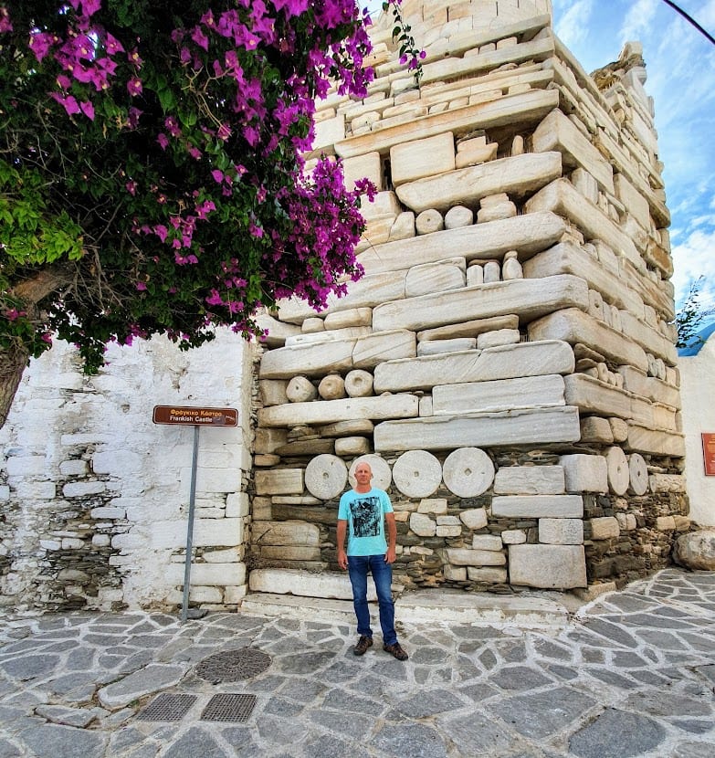 Tower of Kastro in Parikia, Paros