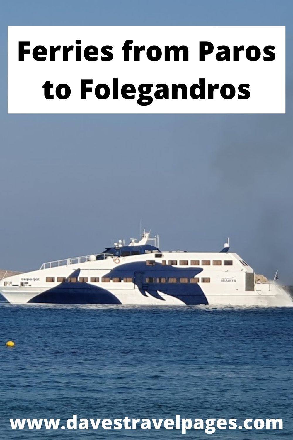 Ferries from Paros to Folegandros