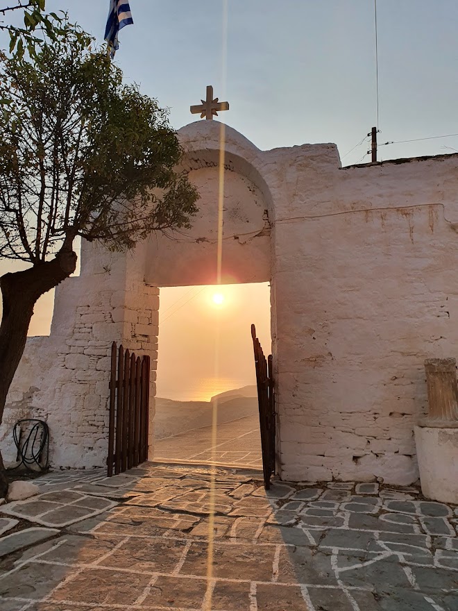 Sunset in Folegandros Greece