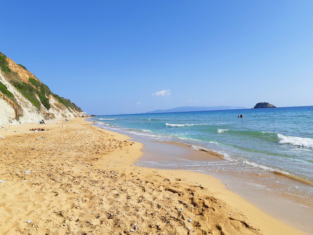 Avythos Beach - we thought this was one of the best beaches in Kefalonia