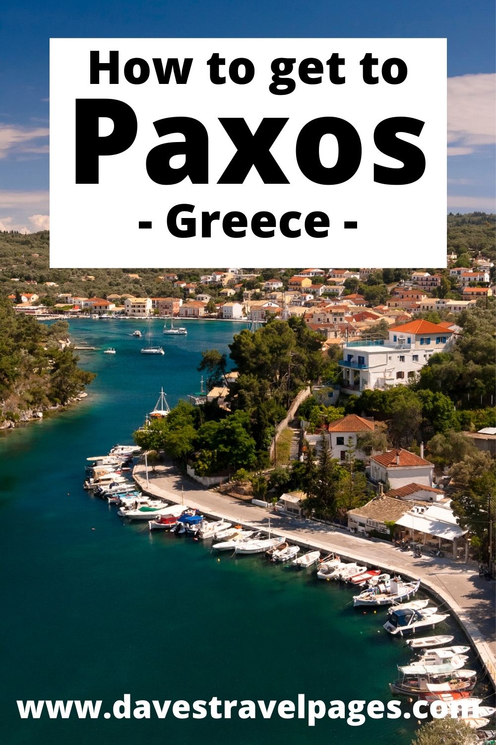 How to get to the Greek island of Paxos