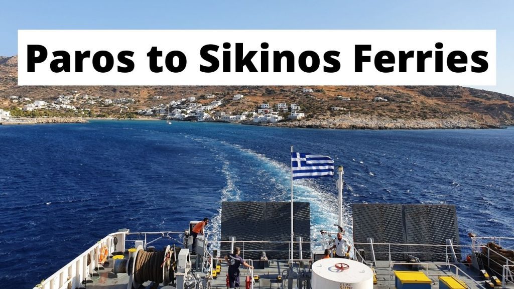 Traveling from Paros to Sikinos by ferry