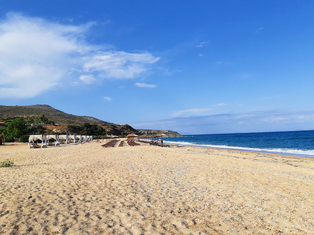 Skala is one of the beat Kefalonia sandy beaches