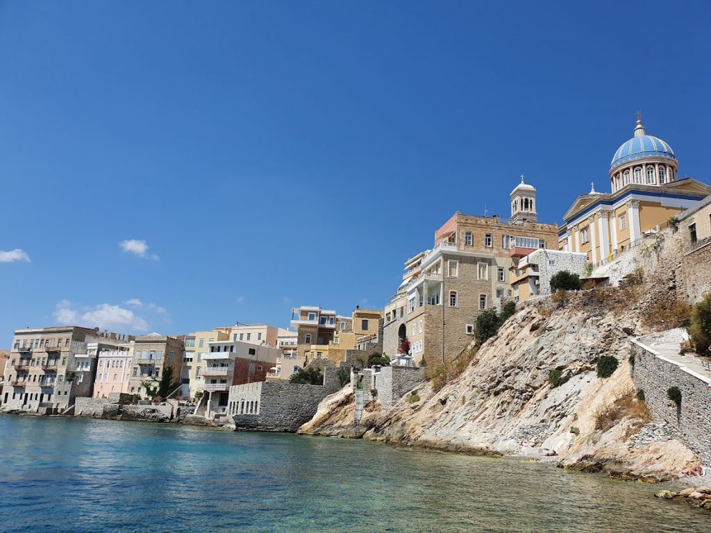 Ermoupoli in Syros Greece