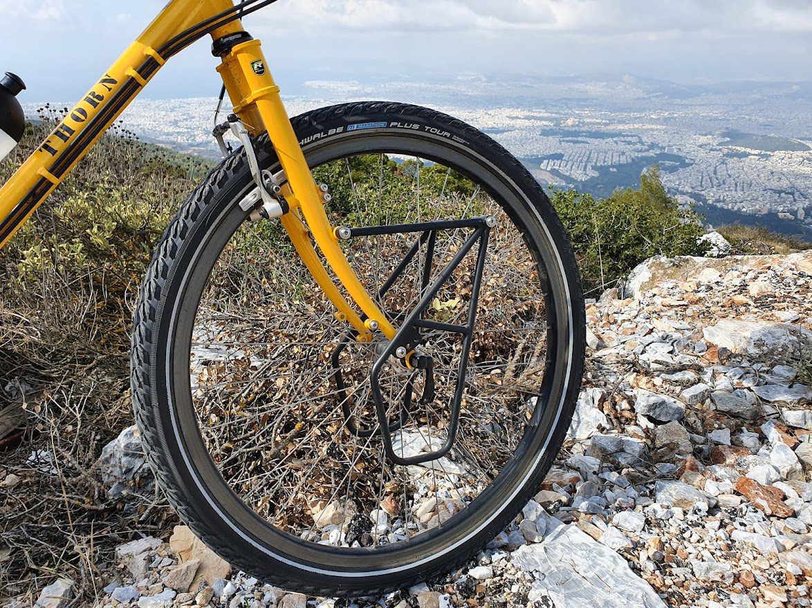 Front Rack For Bicycle Panniers on my Thorn Nomad Touring Bike