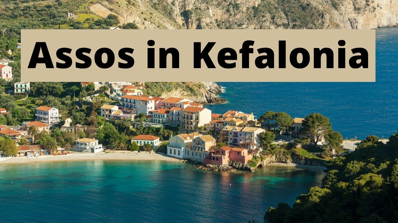 Assos village in Kefalonia, Greece