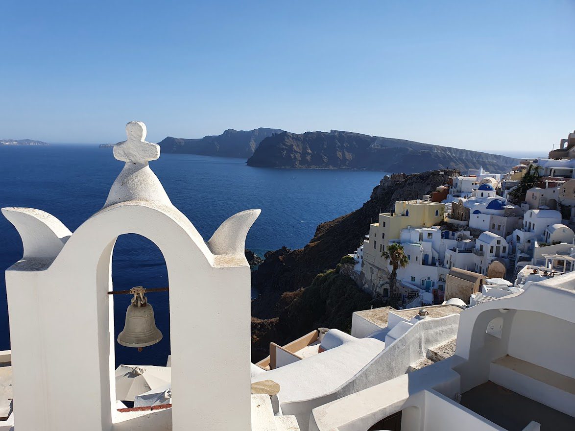 Oia in Santorini is a good area to stay