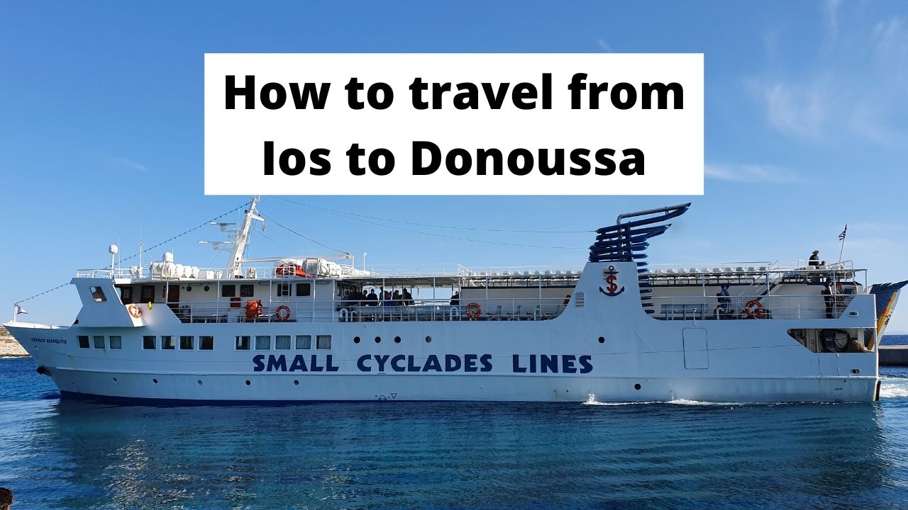 How to get from Ios to Donoussa island in Greece