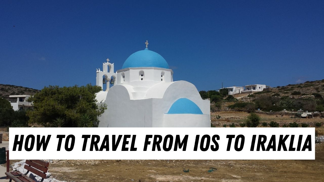 Traveling from Ios to Iraklia in Greece by ferry