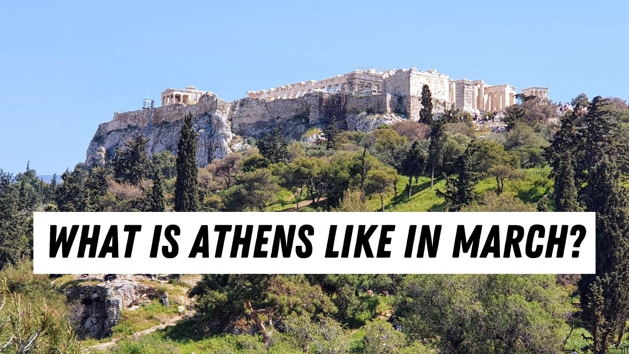 Athens in March: The city is at its greenest in the early part of spring