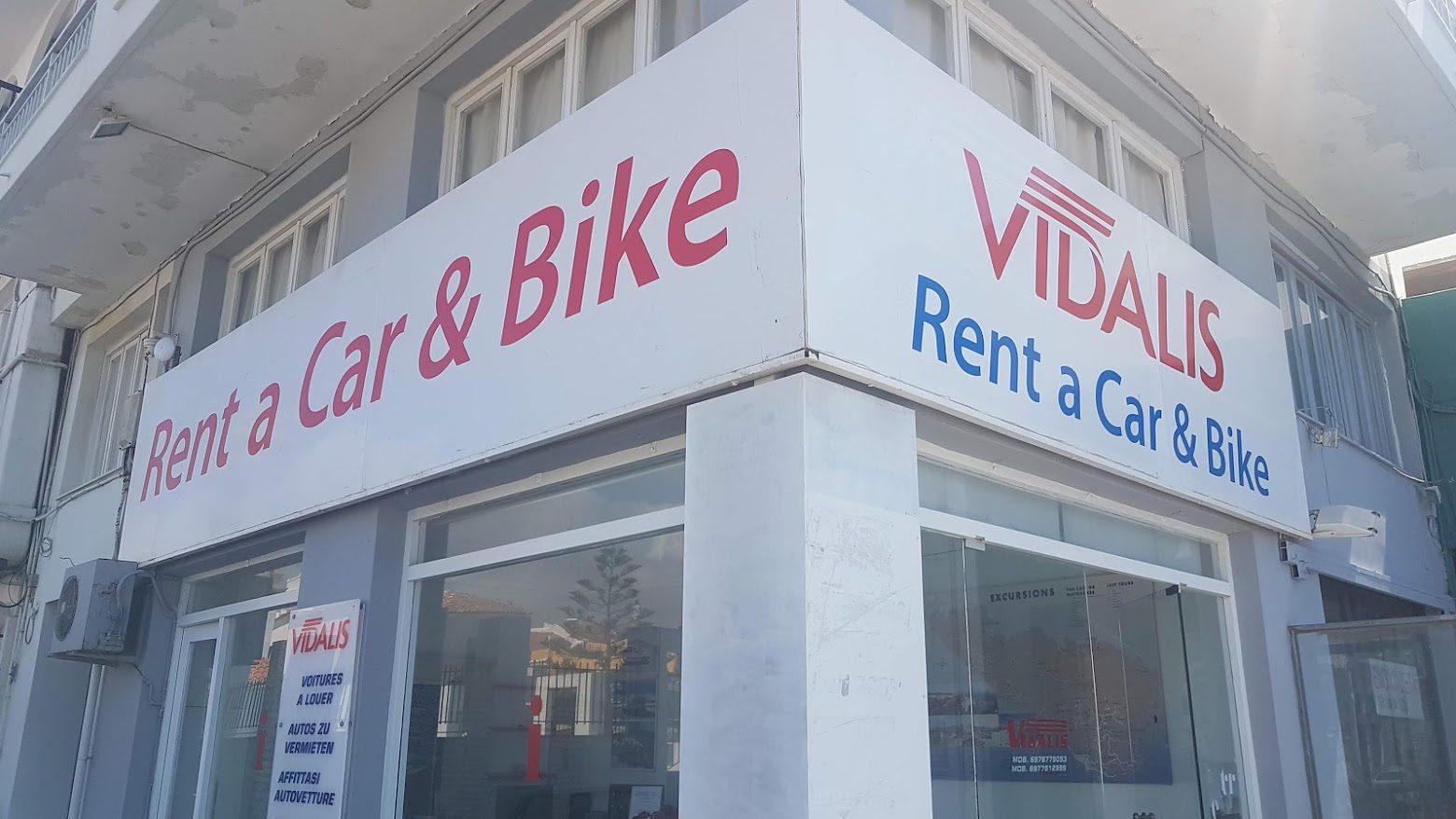 A car rental company in Greece