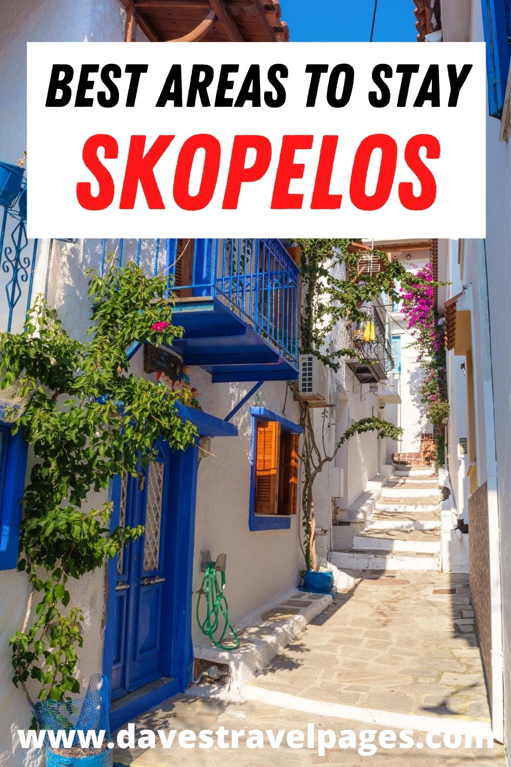 Best ares to stay in Skopelos Greece