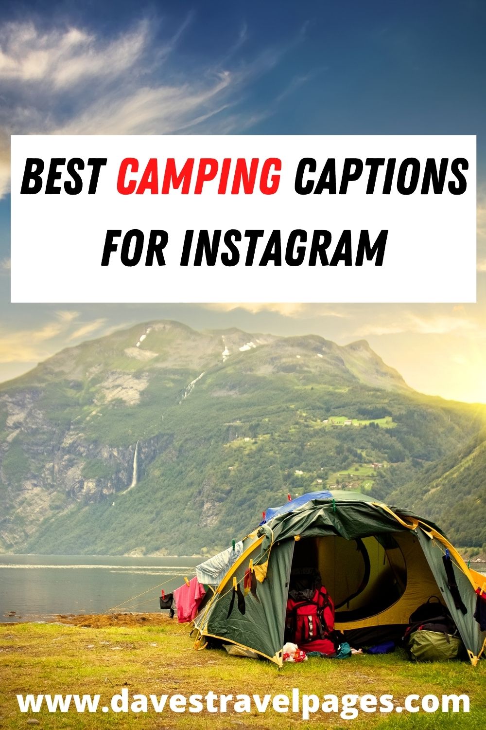 Best Camping Captions For Instagram and Facebook