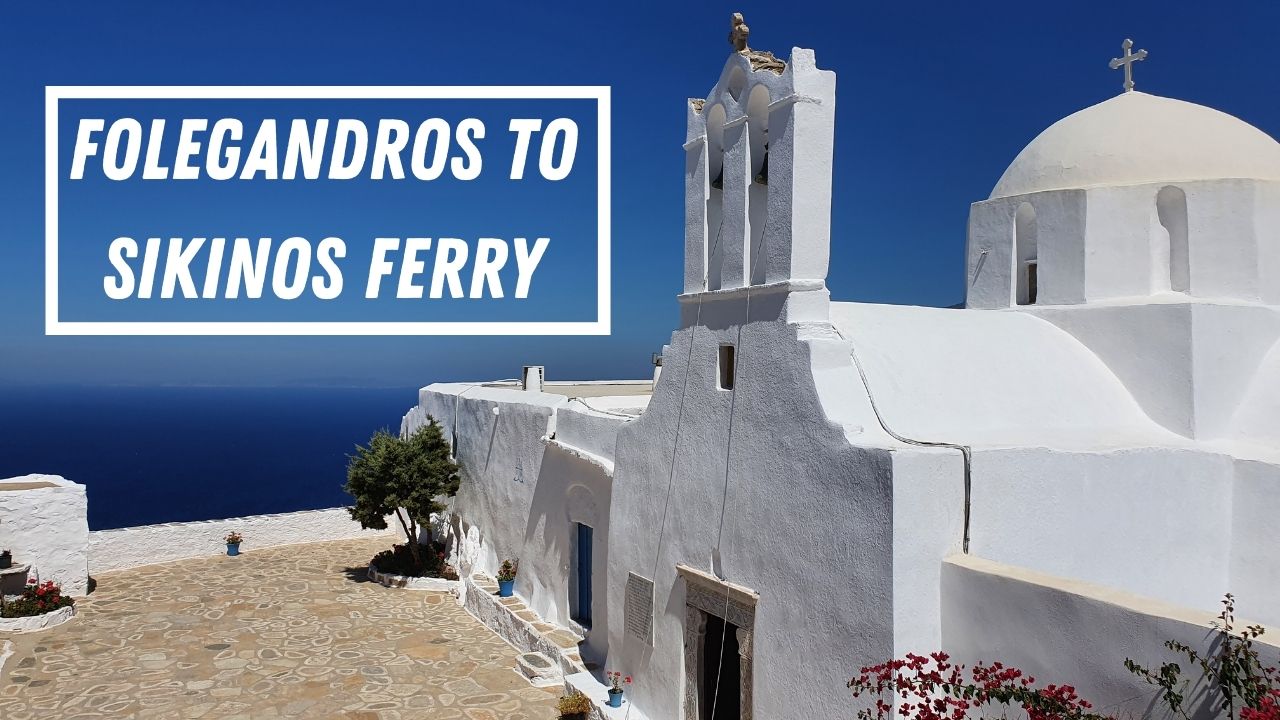 Traveling from Folegandros to Sikinos by ferry