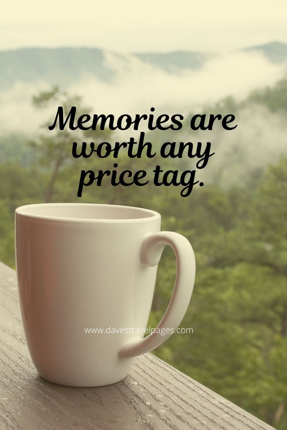 Memories are worth any price tage vacation instagram caption