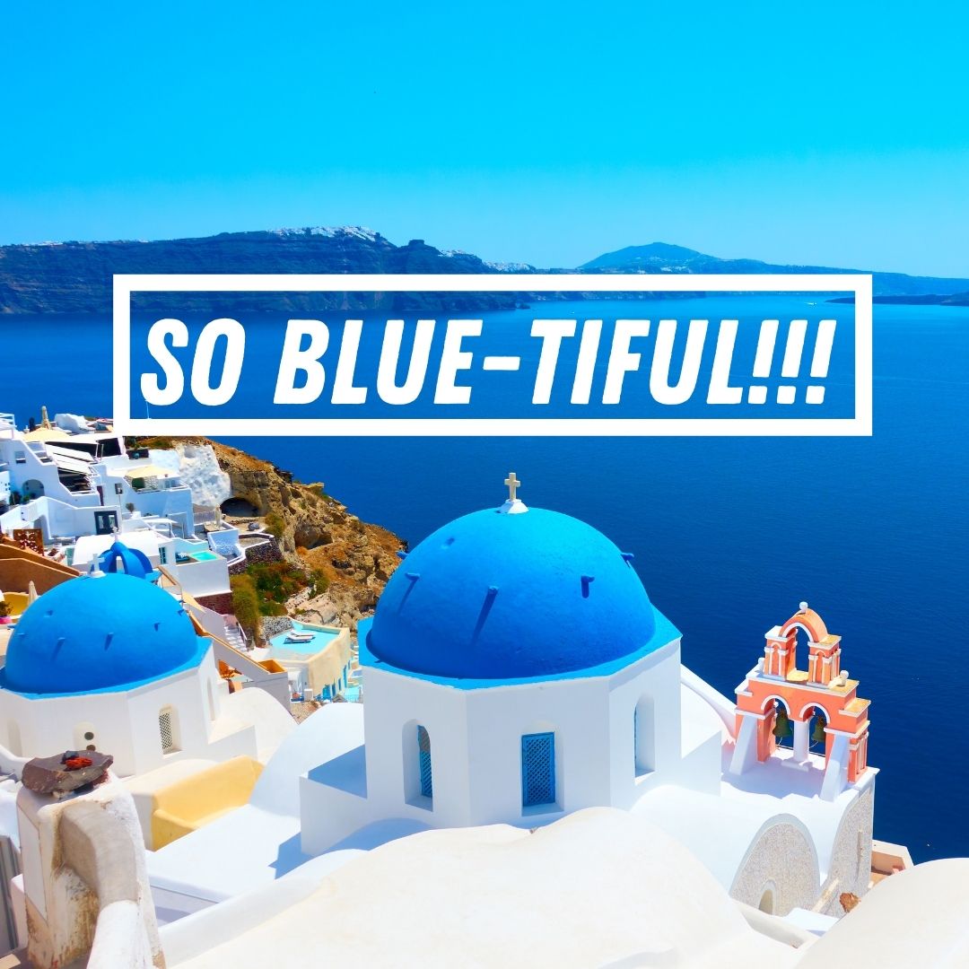 Santorini - So Blue-tiful
