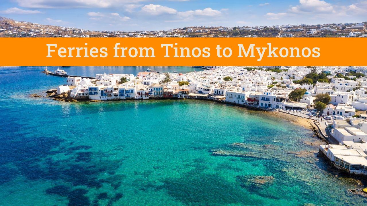 Meilleur moyen de se rendre de Tinos à Mykonos en Grèce