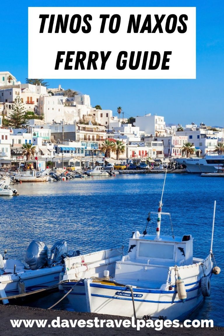 How to get from Tinos to Naxos by ferry in 2024