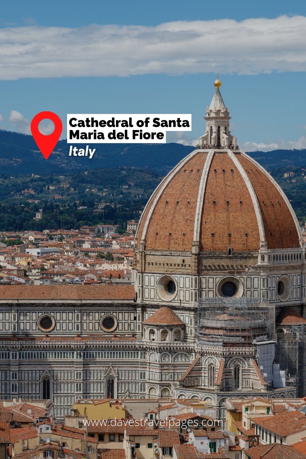 Cathedral of Santa Maria del Fiore is one of the European famous landmarks