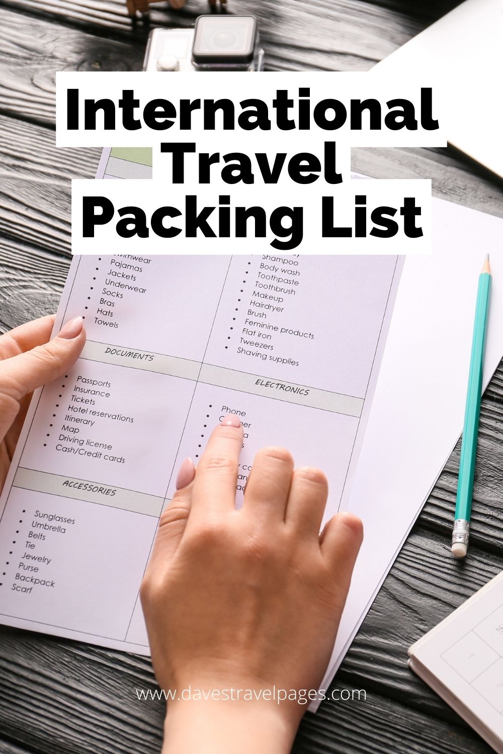 A Complete Internation Traveling Checklist