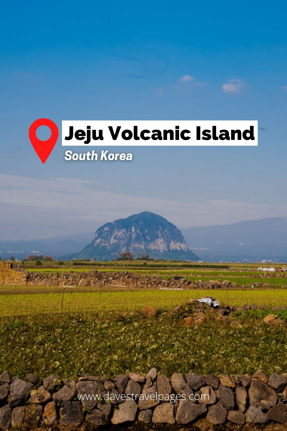Jeju is a popular destination in South Korea
