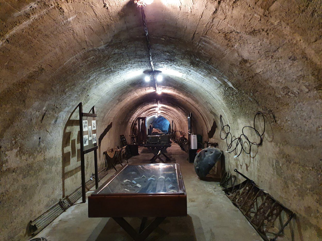 Leros war tunnels and museum