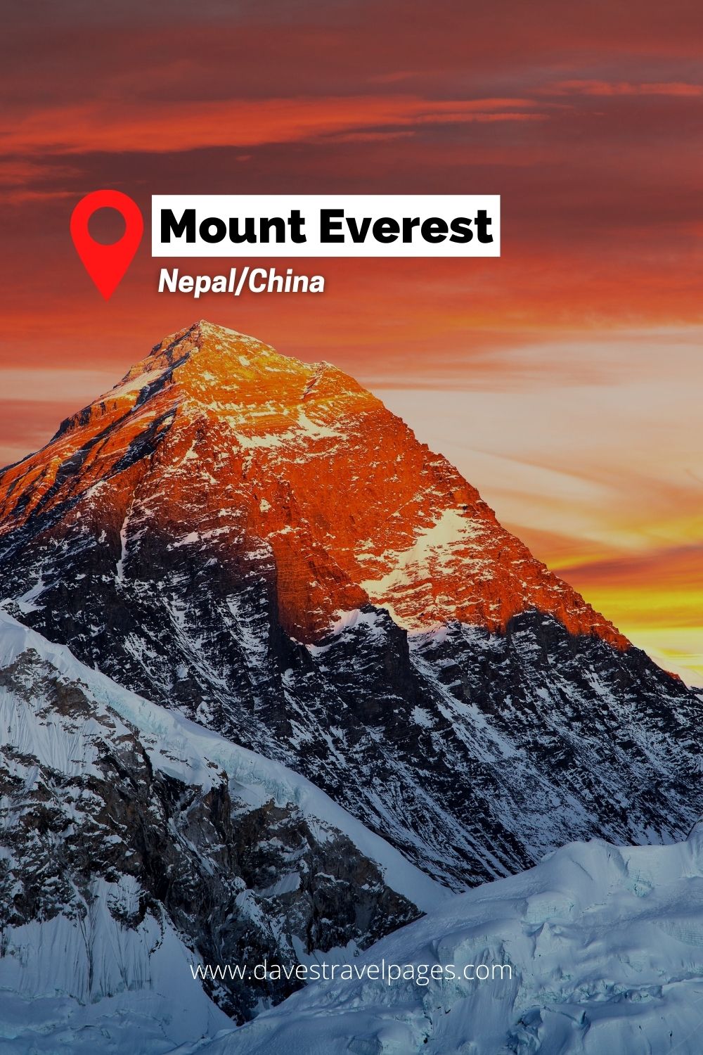 Mount Everest Is The Most Famous Natural Landmark In Asia