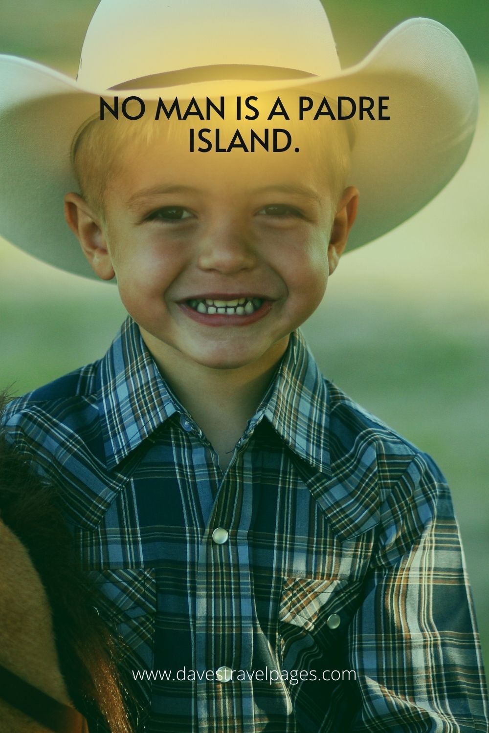 No man is a padre island