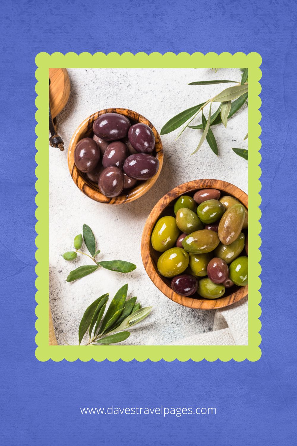 Olives are a healthy food to take on a road trip