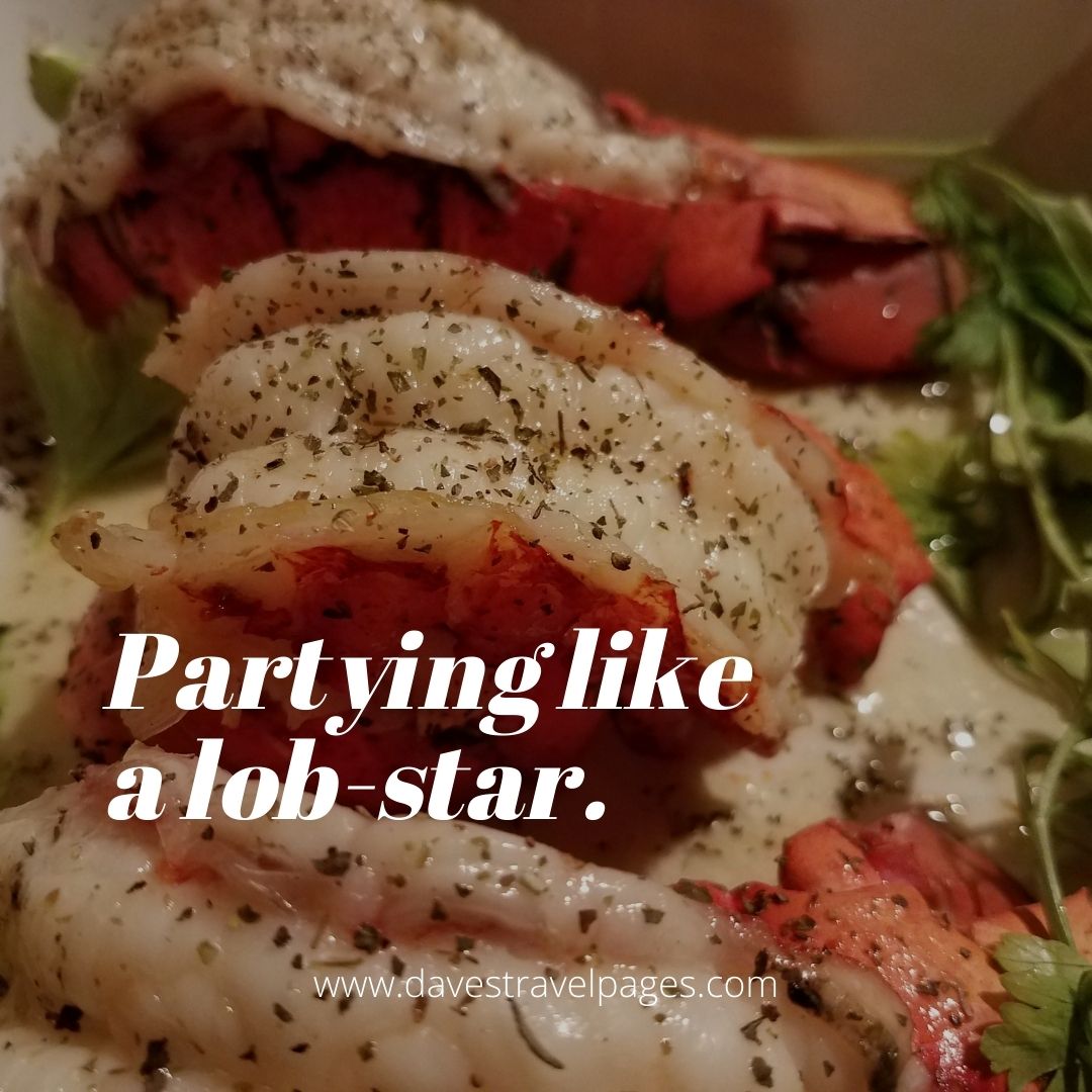 Partying like a lob-star: Captions For Instagram