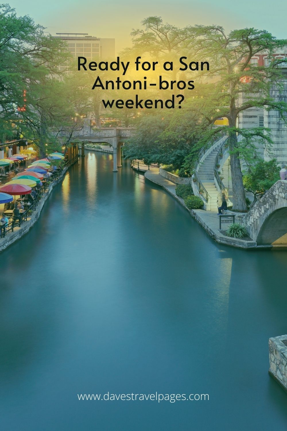 Ready for a San Antoni-bros weekend?