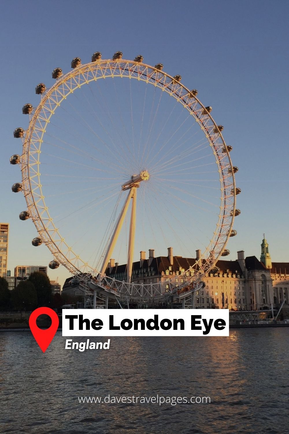 The London Eye: Famous monument in Europe