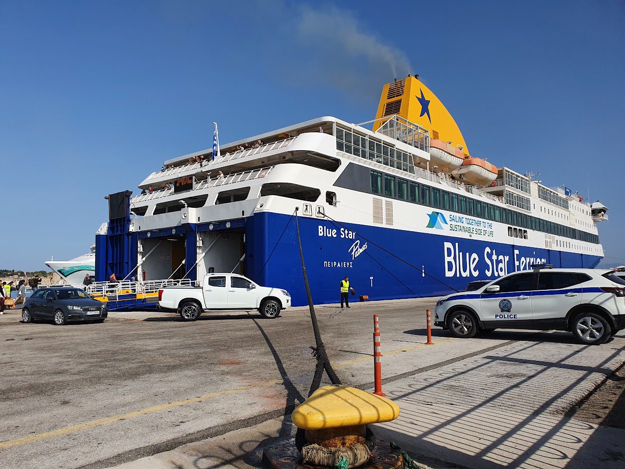 The Blue Star ferry from Athens to Rhodes