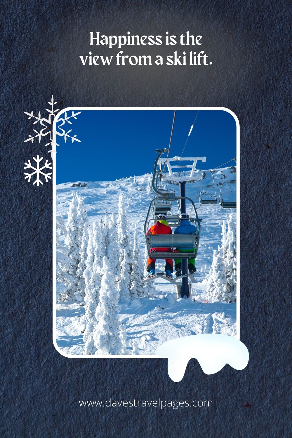 Happiness is the view from a ski lift