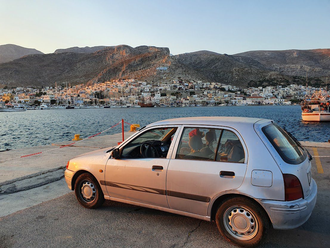 Traveling by car in Greece