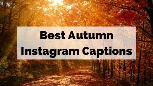 Over 150 Autumn Instagram Captions
