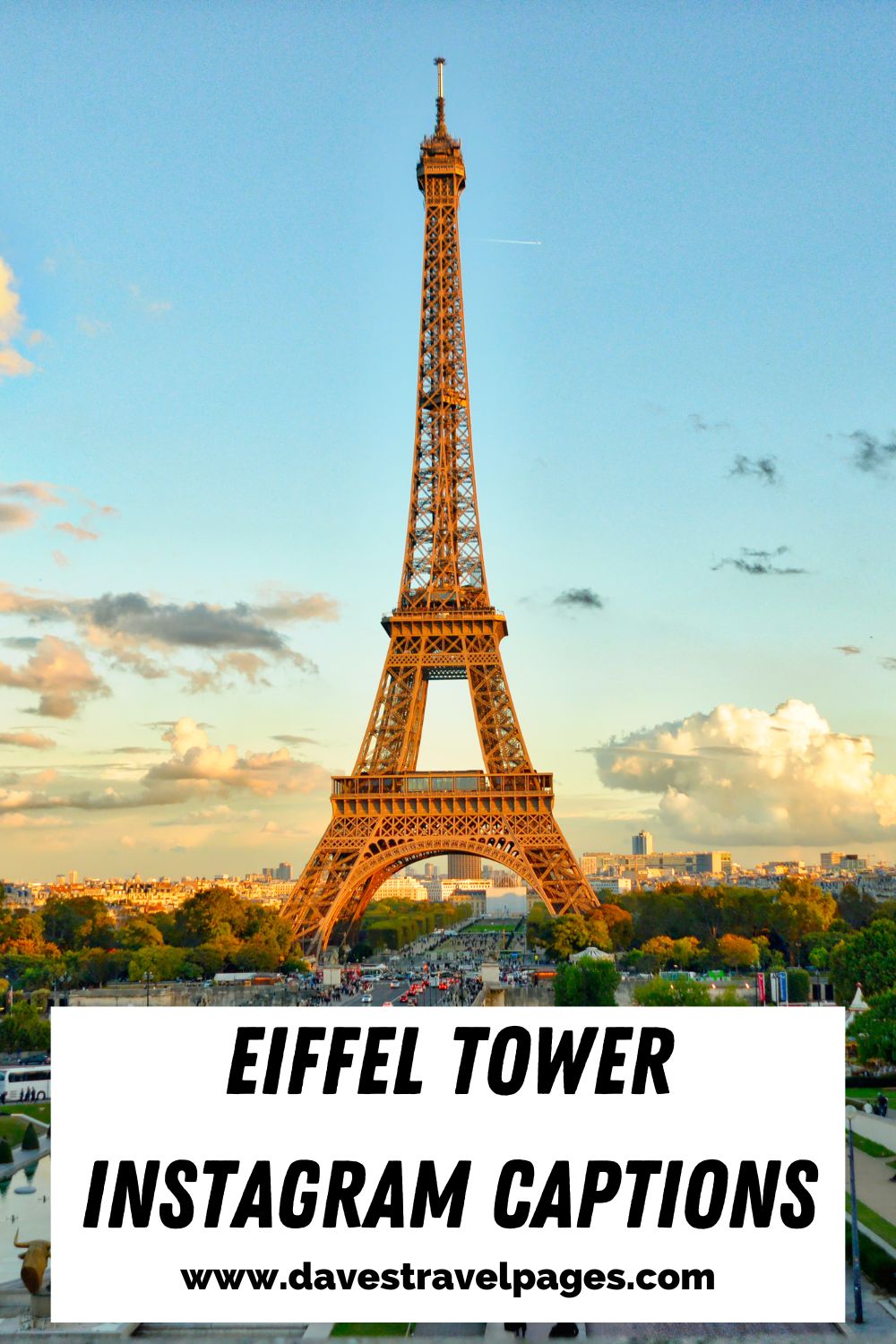 Funny captions and puns about the Eiffel Tower