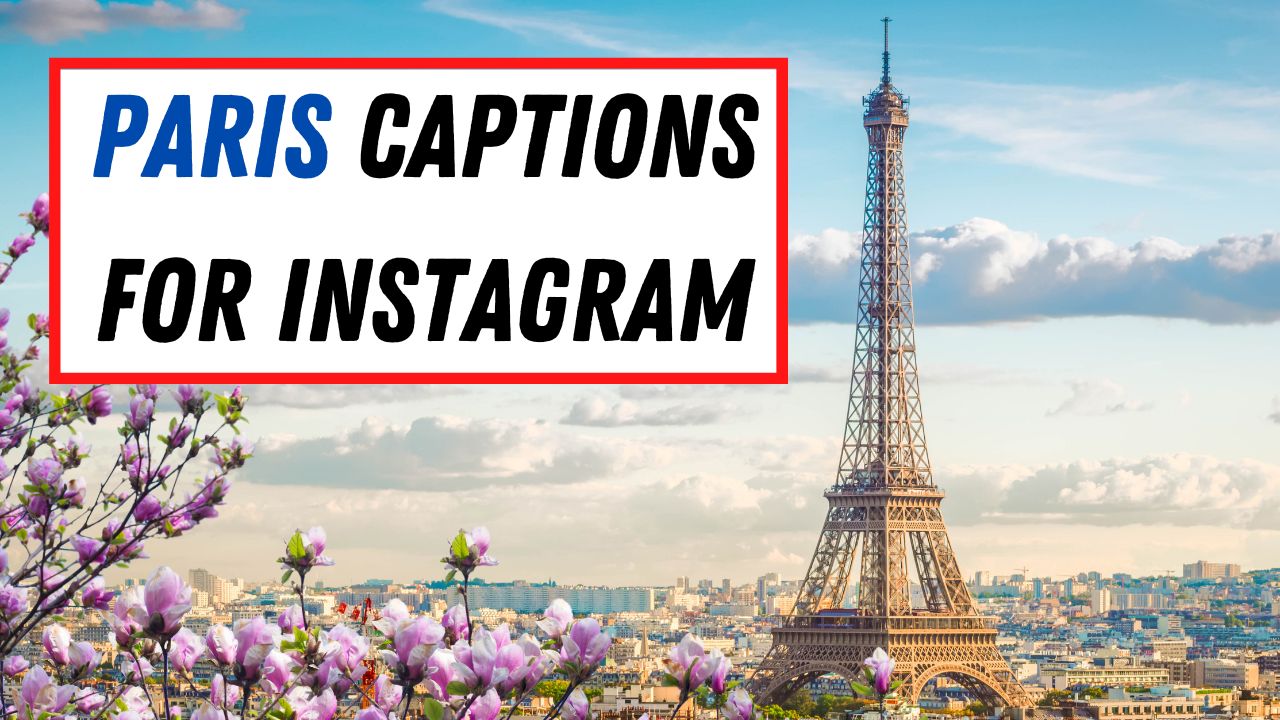 Légendes épiques de Paris pour Instagram