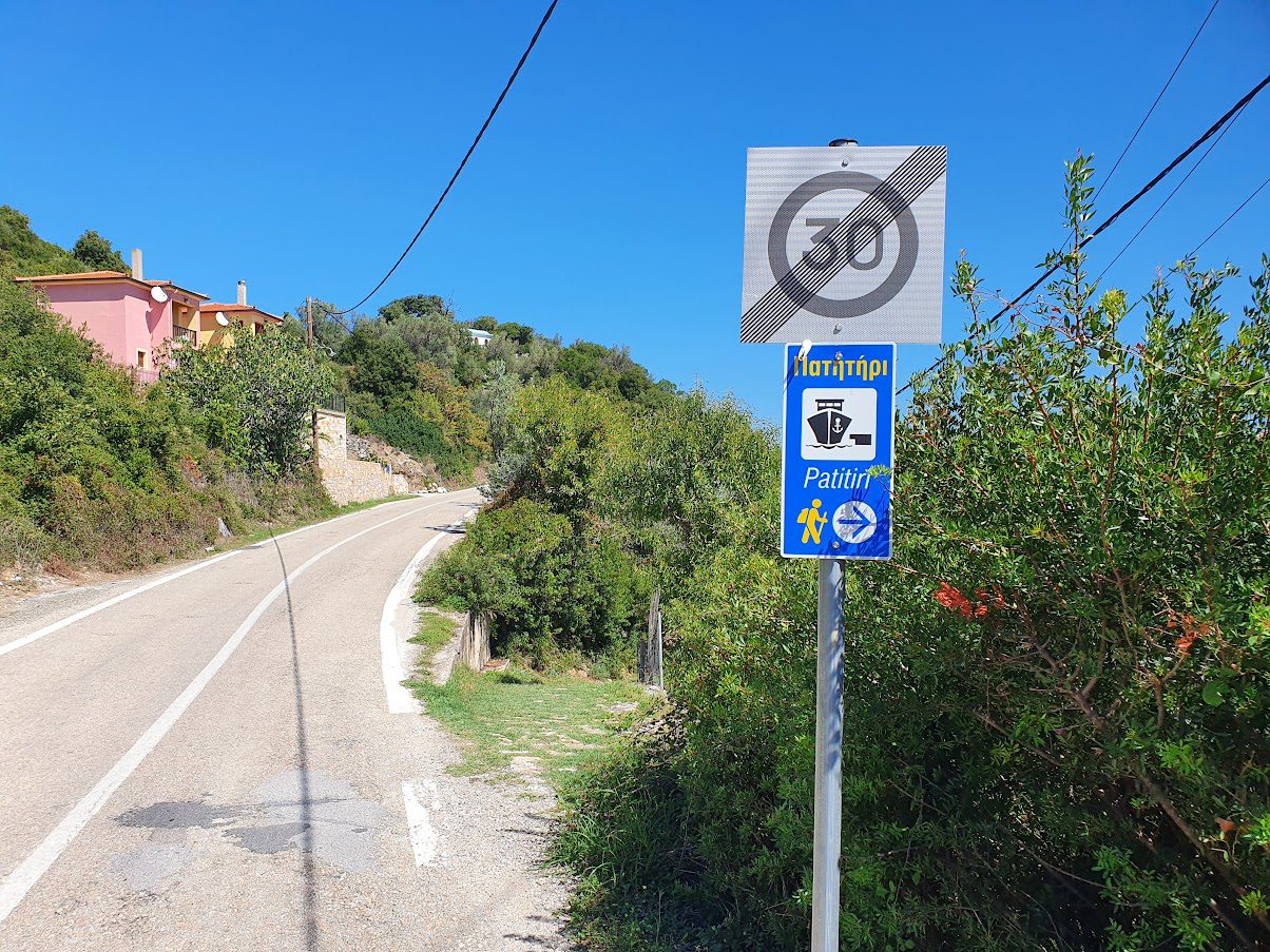 The Patitiri hiking trail in Alonissos is well signposted